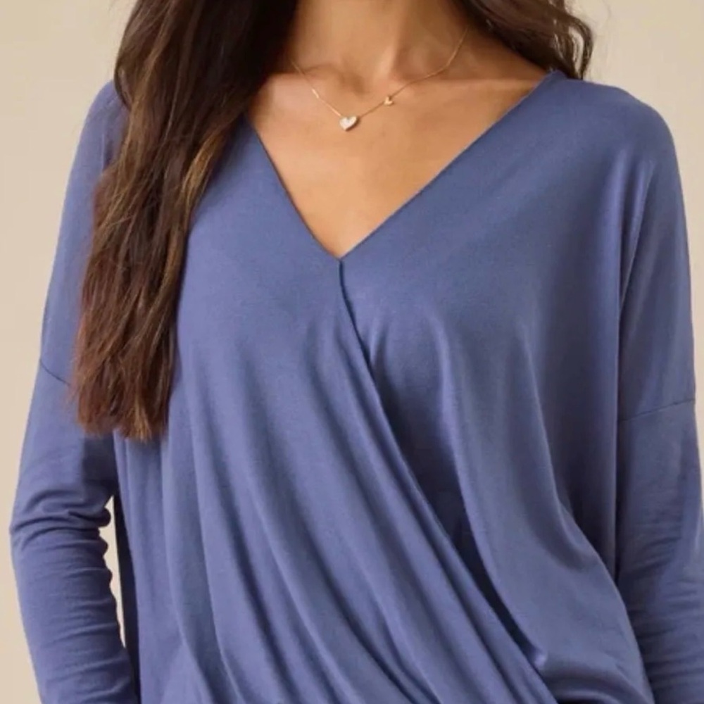 Alter'd State Christina Wrap Front Blouse Size M